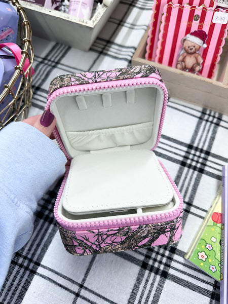 Simply Southern Jewelry Case - Pink Camo