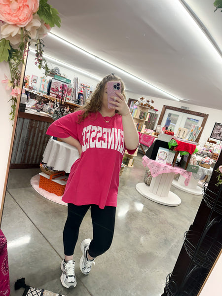 Vintage Oversized Graphic Tee - Tennessee