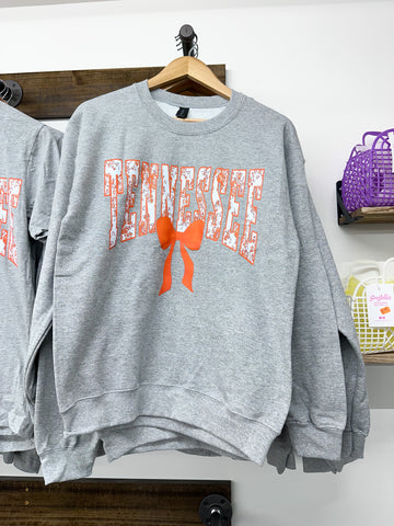 Tennessee Floral Bow Sweatshirt
