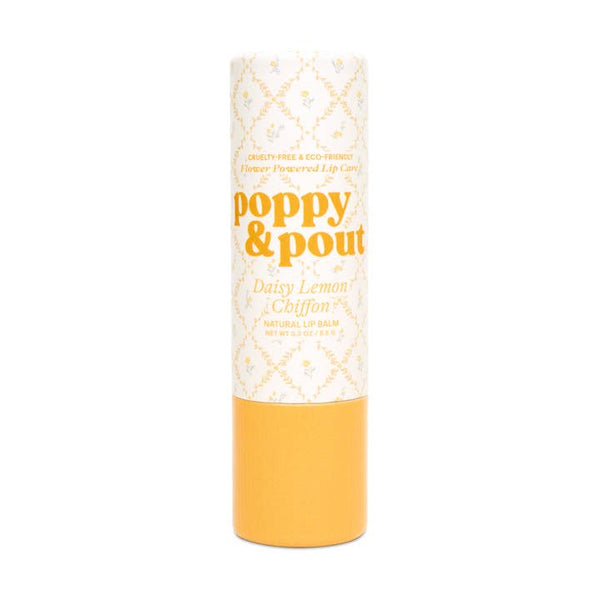 Poppy & Pout Lip Balm - Cottage Collection • Daisy Lemon Chiffon