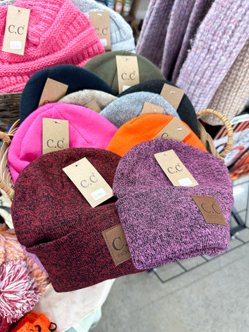 Unisex Classic Oversized Logo CC Beanie
