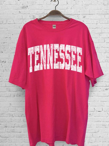 Vintage Oversized Graphic Tee - Tennessee