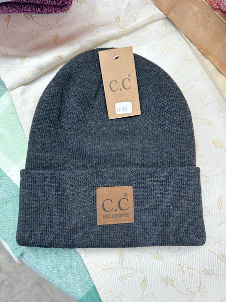 Unisex Classic Oversized Logo CC Beanie