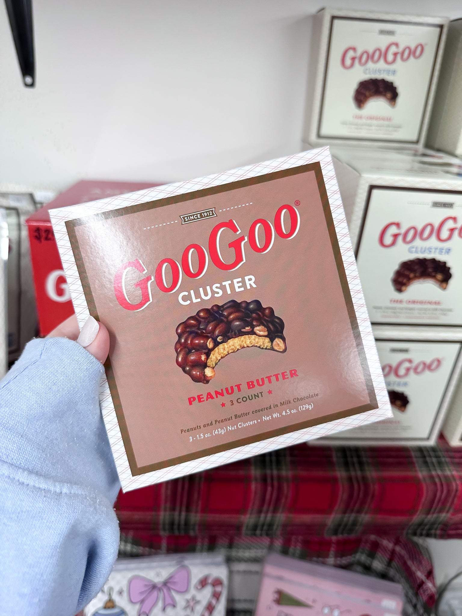 Peanut Butter Goo Goo Clusters - 3 Count Box