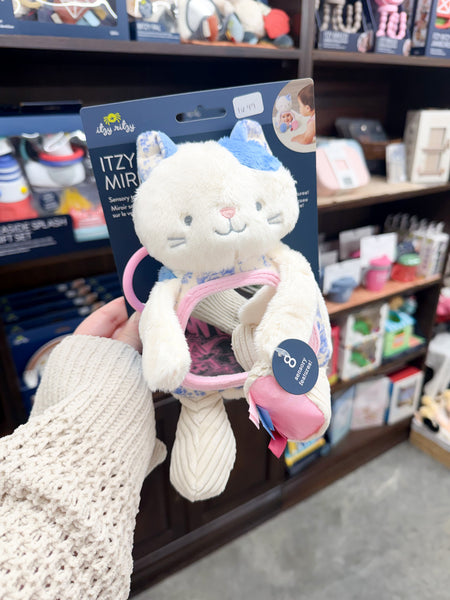 Itzy Bitzy Mirror™ Sensory Tummy Time Mirror - Kitty