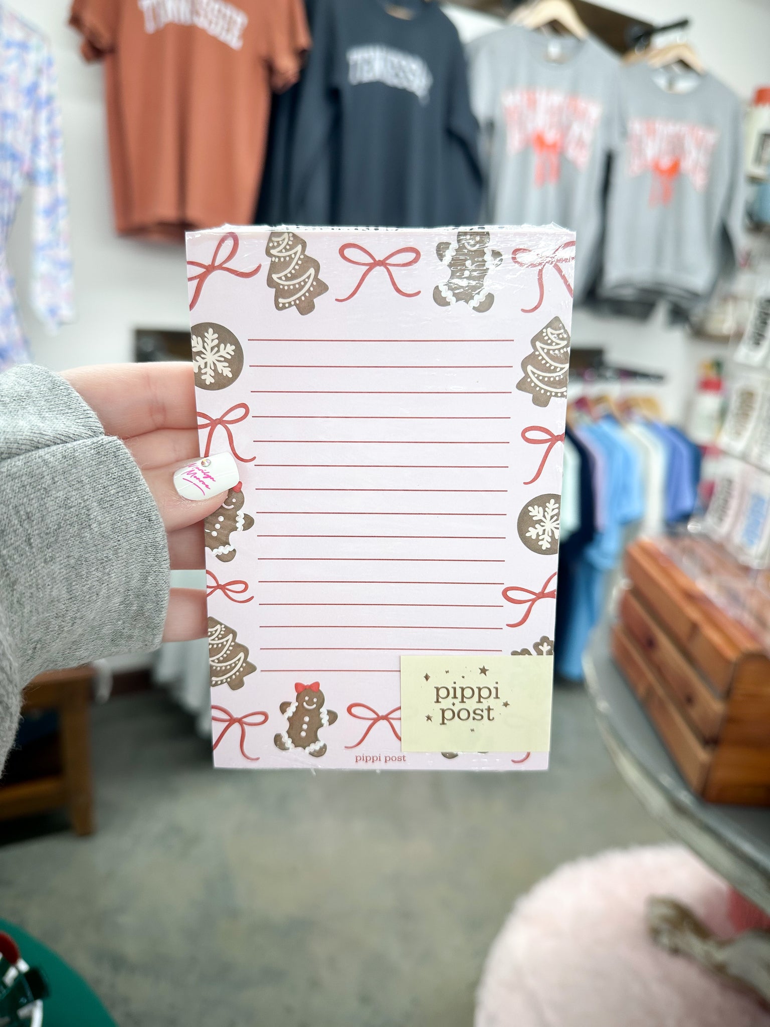 Gingerbread Cookies Christmas 4x6 Notepad