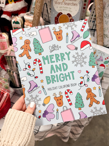 Merry & Bright Holiday Coloring Book