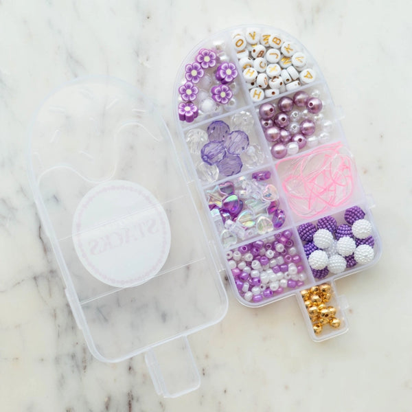 Little Stacks Bracelet Kit - The Lavender Freeze Popsicle Kit