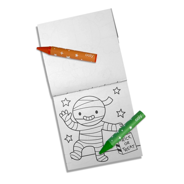 Carry-Along Coloring Book Set - Happy Haunts