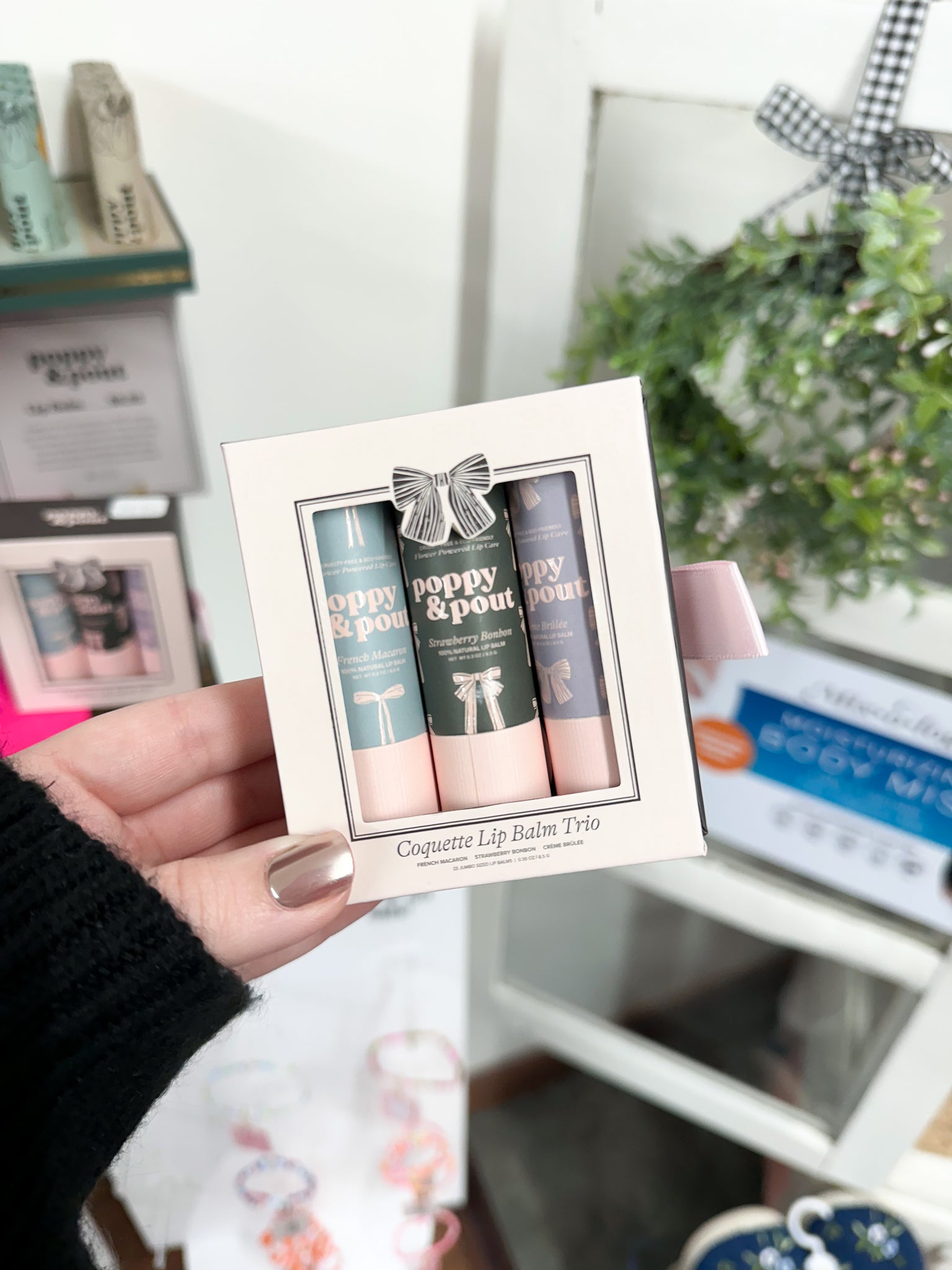 Poppy & Pout Lip Balm Trio - Coquette