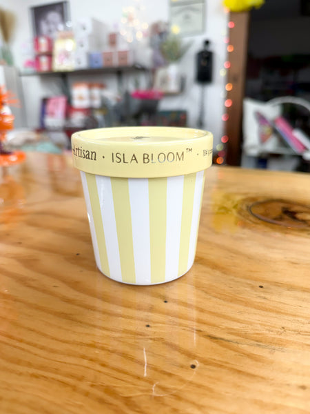 Capri Blue Isla Bloom 6.5oz Gelato Cup Candle - Caffe Capri (Cabana Stripe)