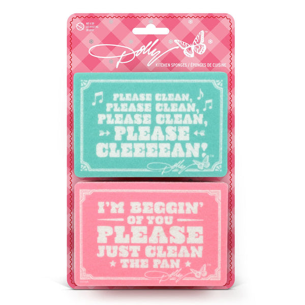Dolly Parton Jolene Parody Kitchen Sponges - Set of 2