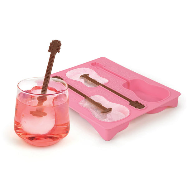 Dolly Parton Ice Mold Tray - Guitar Ice Stirrers