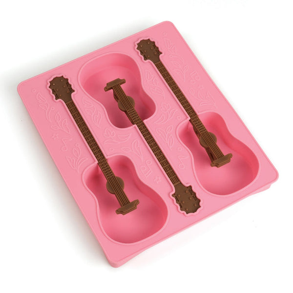 Dolly Parton Ice Mold Tray - Guitar Ice Stirrers