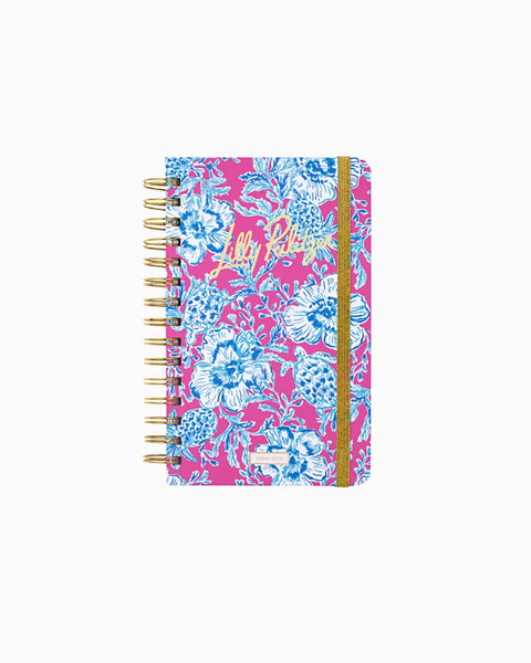 Lilly Pulitzer 2024-2025 17 Month Medium Agenda - Roxie Pink Wave N Sea