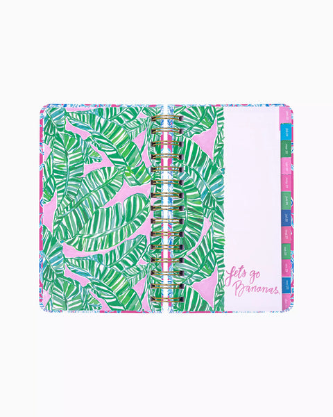 Lilly Pulitzer 2024-2025 17 Month Medium Agenda - Roxie Pink Wave N Sea