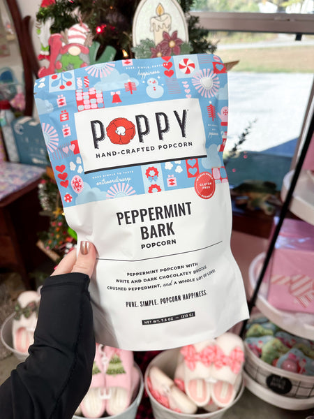 Poppy Handcrafted Popcorn - Peppermint Bark