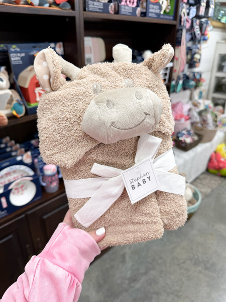 Hooded Towel - Giraffe