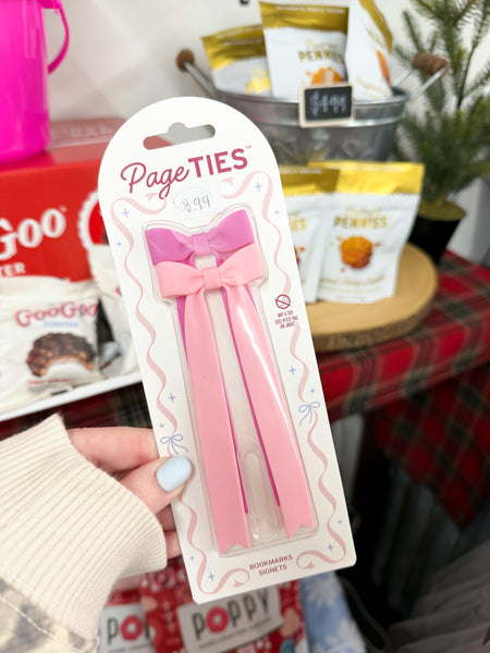 Coquette Bow Bookmarks - Page Ties