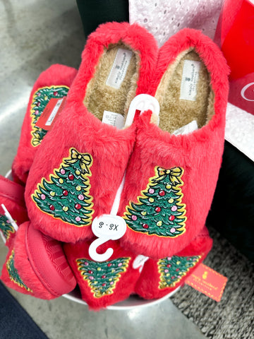 Simply Southern Slippers - Christmas Tree