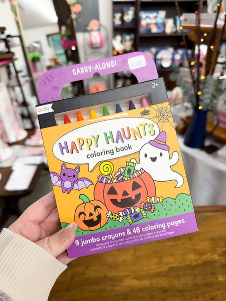 Carry-Along Coloring Book Set - Happy Haunts