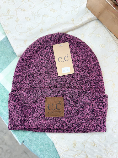 Unisex Classic Oversized Logo CC Beanie