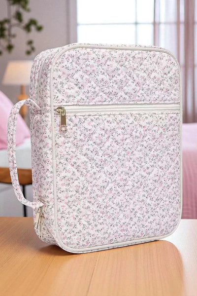 Naomi Pink Floral Bible Cover