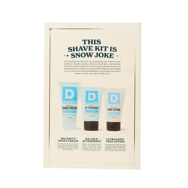 Duke Cannon Snowpocalypse Shave Kit
