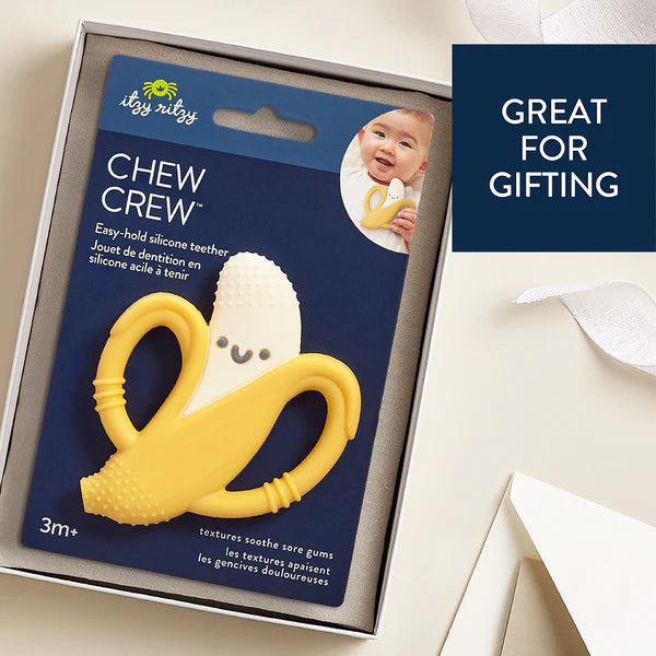 Chew Crew™ Silicone Handle Teether - Banana