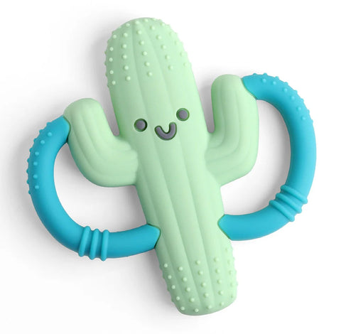 Chew Crew™ Silicone Handle Teether - Cactus