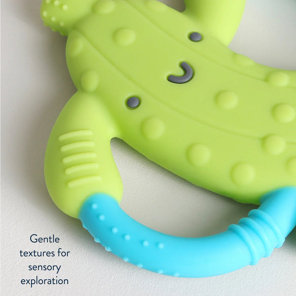 Chew Crew™ Silicone Handle Teether - Pickle