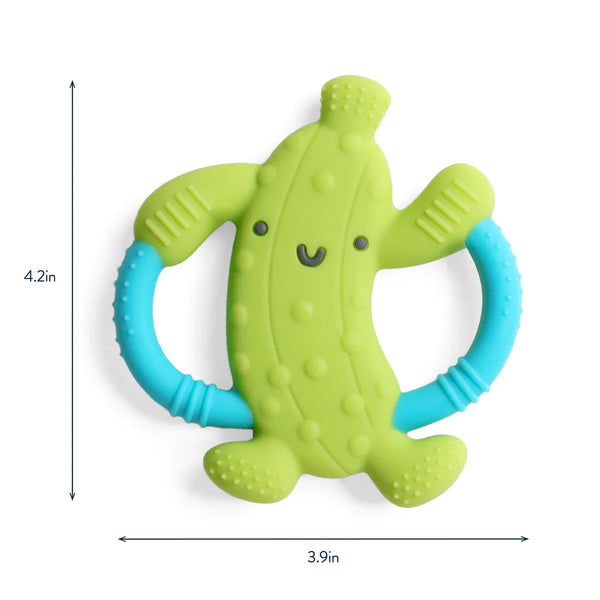 Chew Crew™ Silicone Handle Teether - Pickle