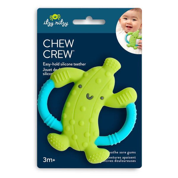 Chew Crew™ Silicone Handle Teether - Pickle