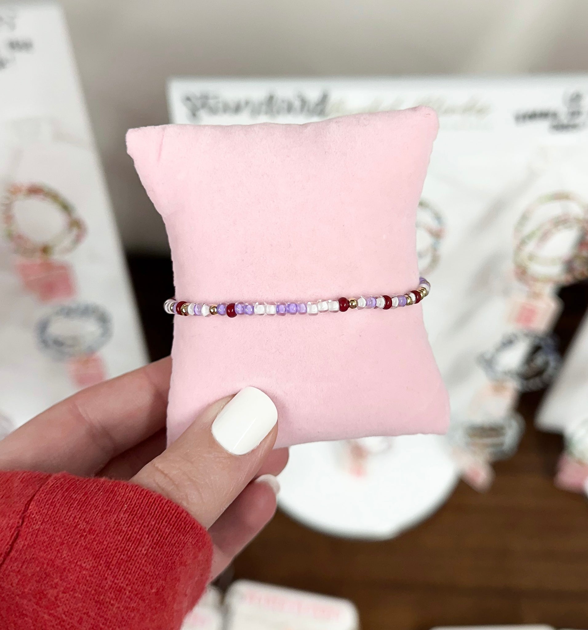 Beaded Blondes | Lavender Dreams Sprinkle Bracelet