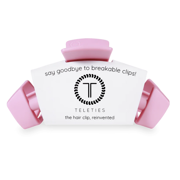 Teleties Classic Hair Clip - Merry Pinkmas