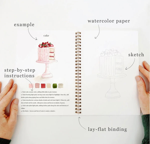 Baking Watercolor Workbook