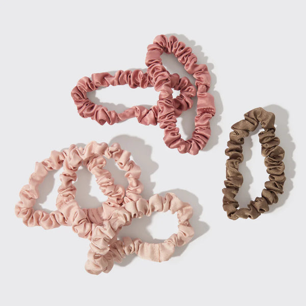 Terracotta Ultra Petite Scrunchies 6pc Set