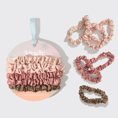 Terracotta Ultra Petite Scrunchies 6pc Set