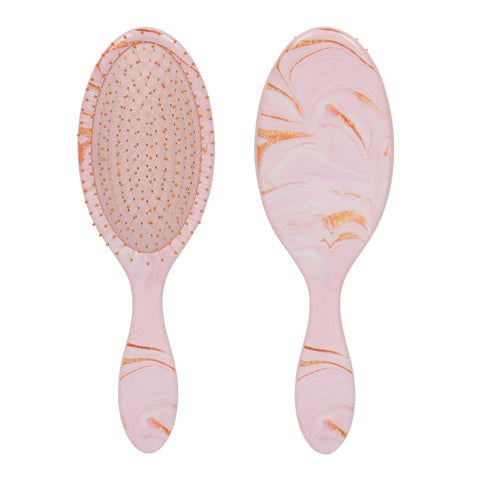 WET-N-DRY DETANGLING HAIR BRUSH | PINK PASTEL MARBLE