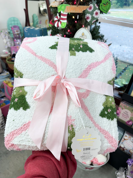 Cozy Dreams Luxe Blanket - Twinkling Trees