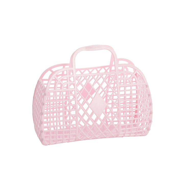 Retro Basket Jelly Bag - Small - Pink