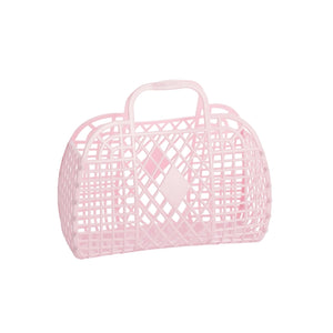 Retro Basket Jelly Bag - Small - Pink