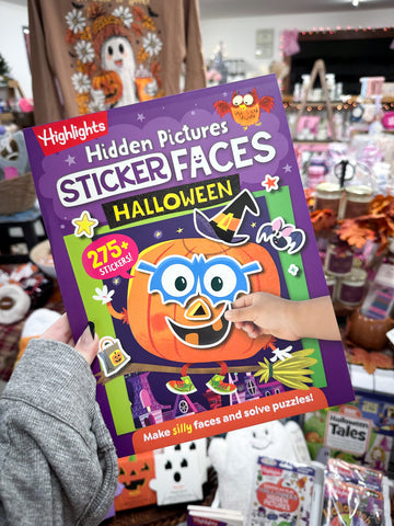 Highlights - Hidden Pictures Sticker Faces: Halloween