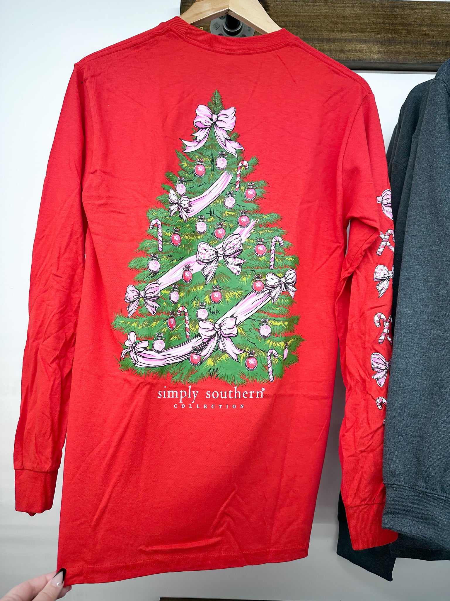 Simply Southern Long Sleeve Shirt - Red Tree