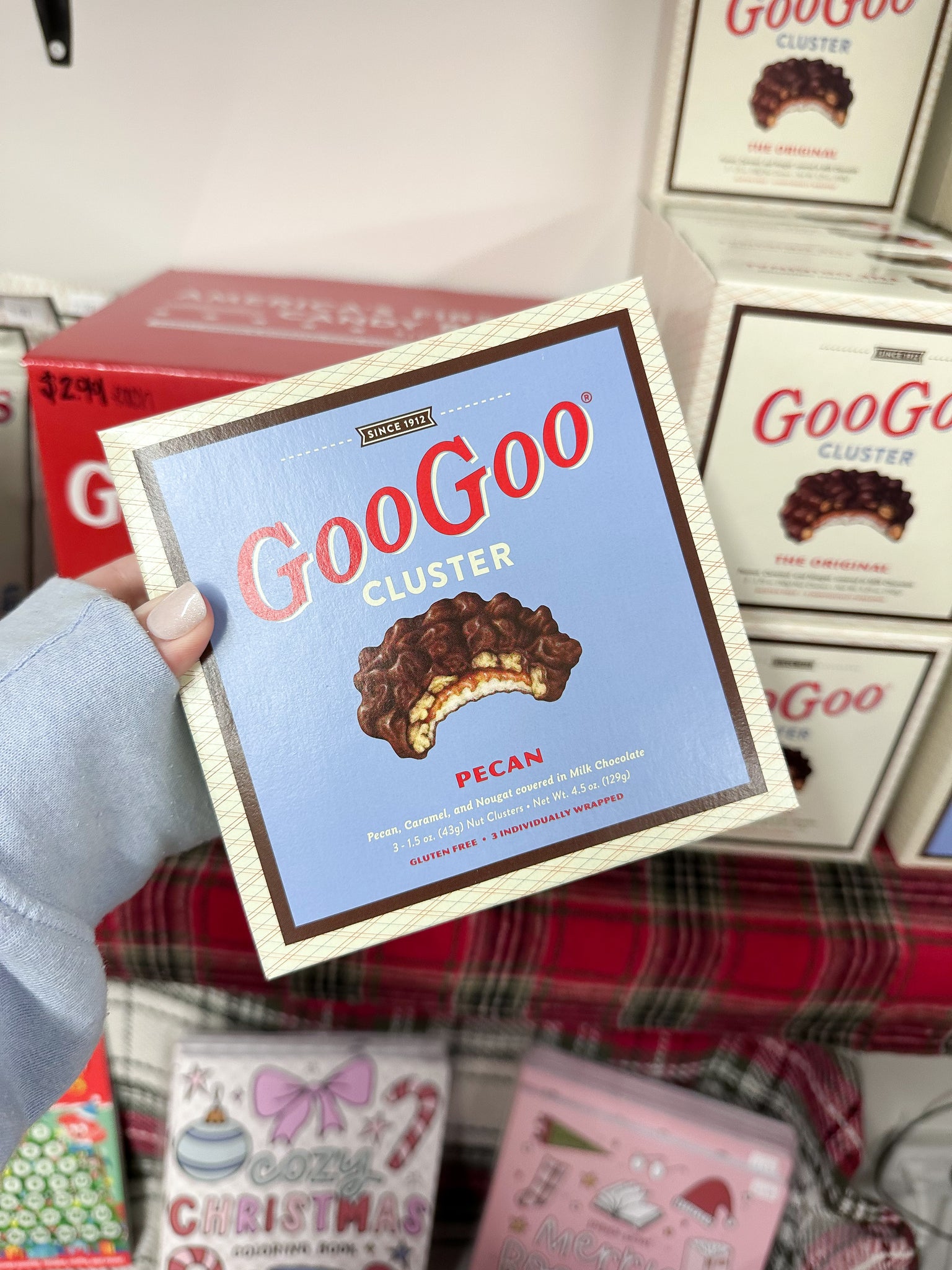 Pecan Goo Goo Clusters - 3 Count Box