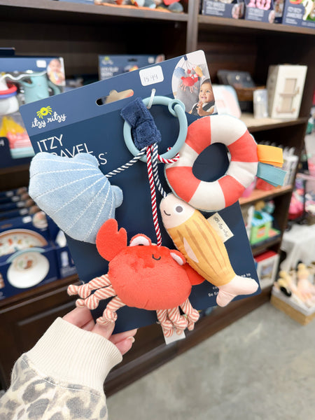 Itzy Travel Charms™ Sensory Teether Toy - Seaside