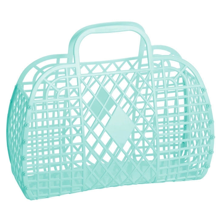 Retro Basket Jelly Bag - Large - Mint