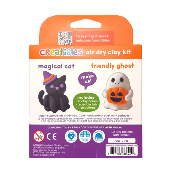 Creatibles Air Dry Clay Kit - Spooky Bffs