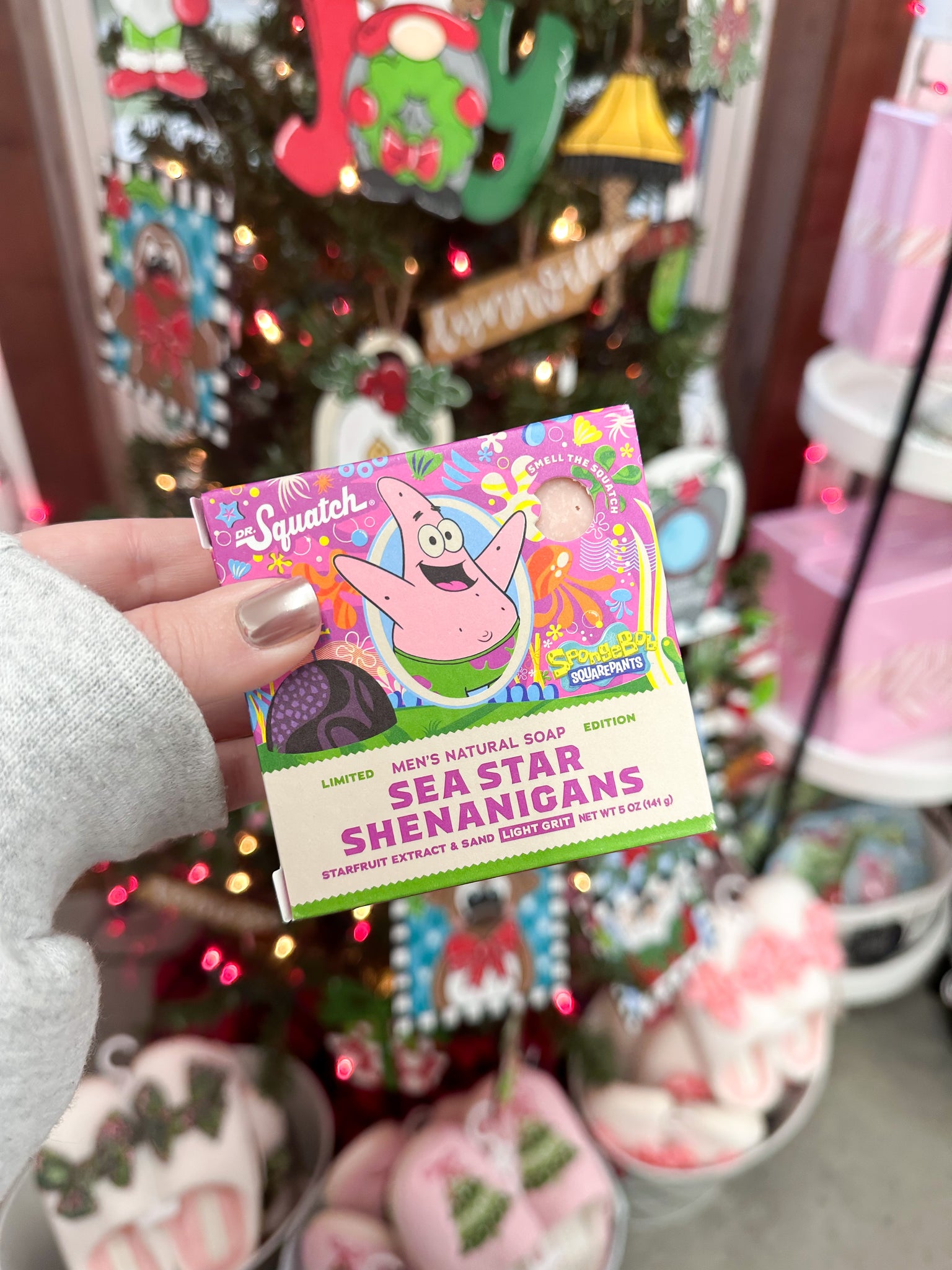 Dr. Squatch x Spongebob Squarepants Bar Soap - Sea Star Shenanigans