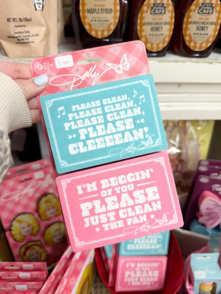 Dolly Parton Jolene Parody Kitchen Sponges - Set of 2